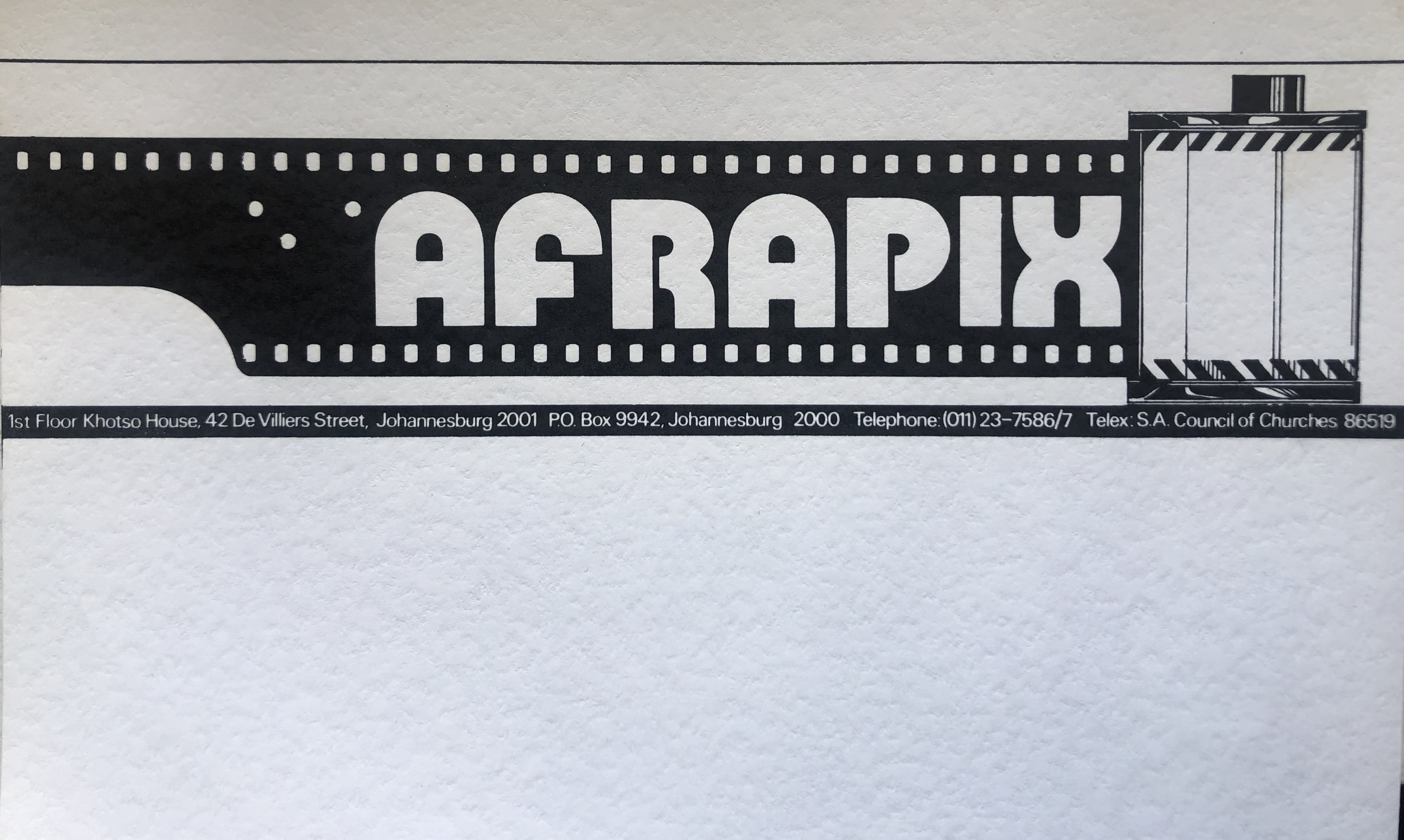 Afrapix Letterhead